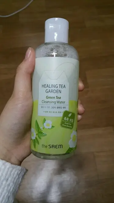 선택된 언니의파우치 리뷰 이미지 - [힐링 티 가든 그린티 클렌징 워터]