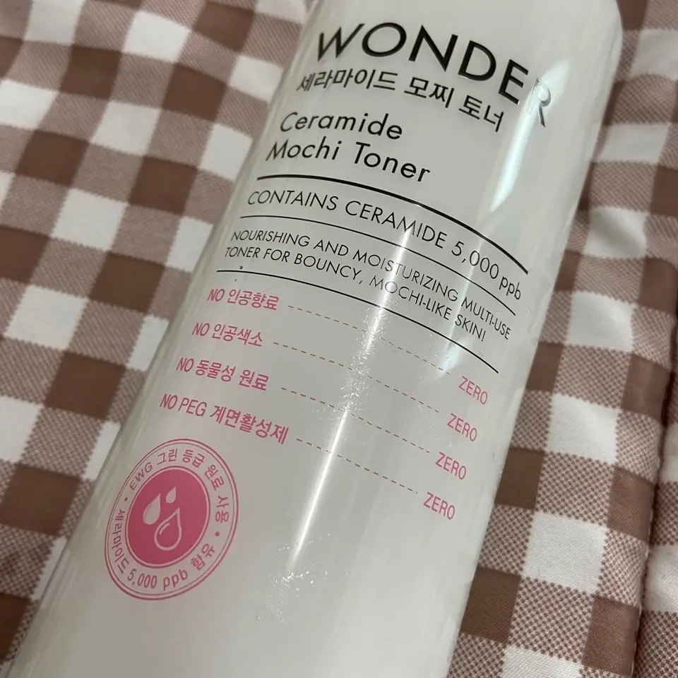 선택된 언니의파우치 리뷰 이미지 - [원더 세라마이드 모찌 토너]