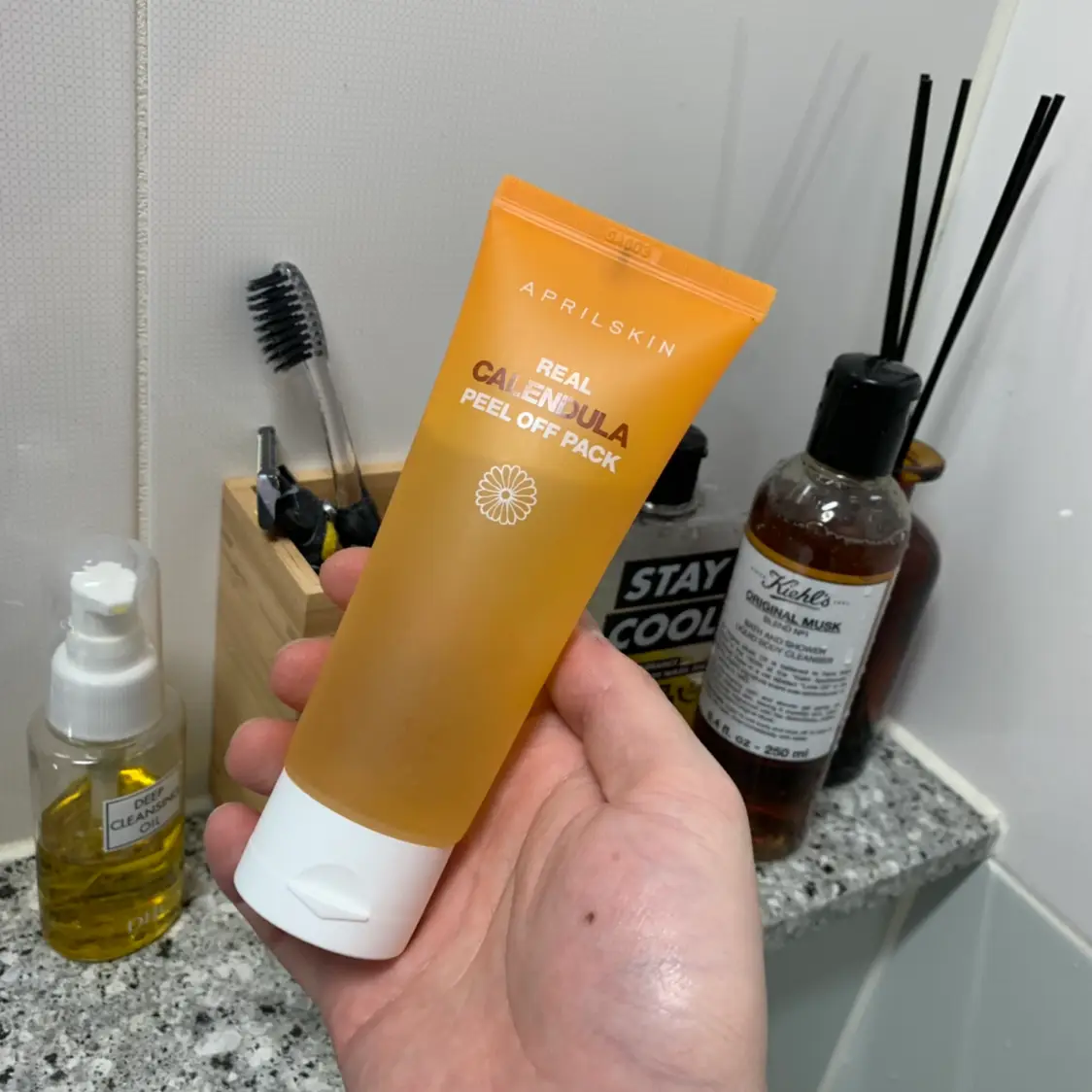 선택된 언니의파우치 리뷰 이미지 - [리얼 카렌둘라 필 오프 팩]