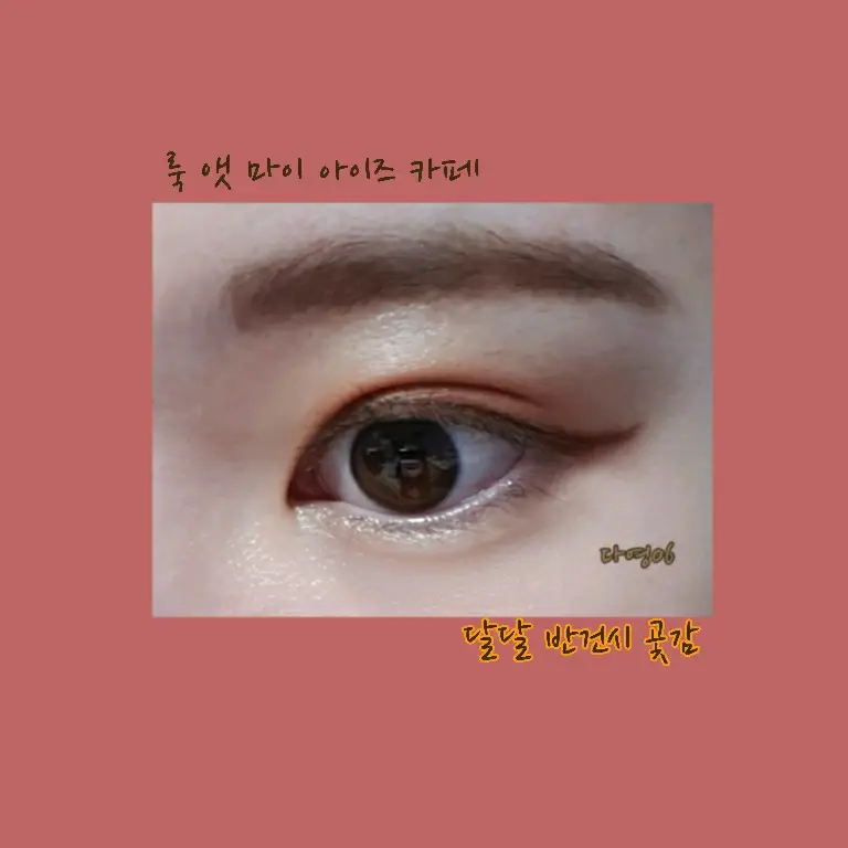 선택된 언니의파우치 리뷰 이미지 - [룩 앳 마이 아이즈 카페 [OR207 달달 반건시 곶감]]