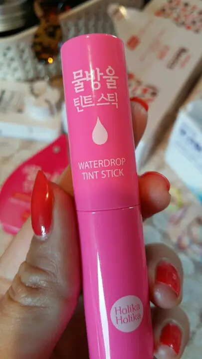 선택된 언니의파우치 리뷰 이미지 - [물방울 틴트 스틱 04 물방울 딸기]