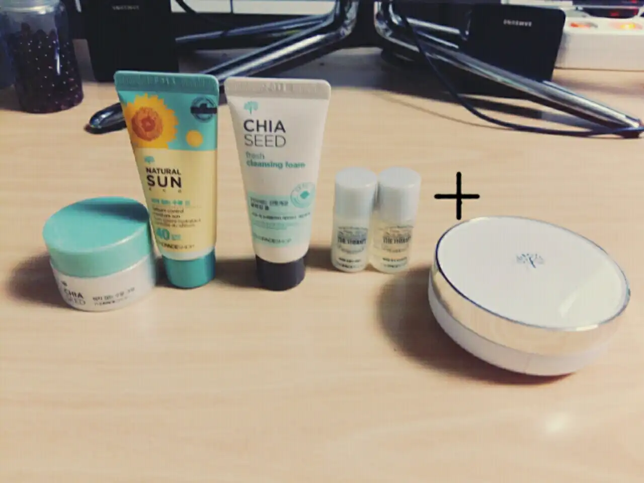  피지 잡는 수분 쿠션 [V201 애프리콧 베이지]