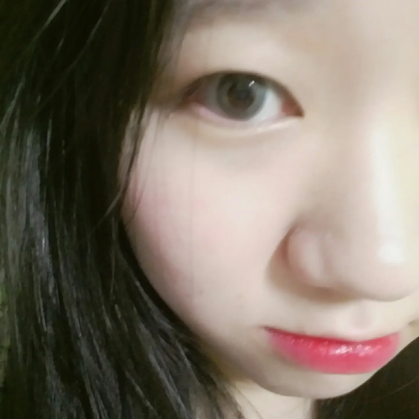 선택된 언니의파우치 리뷰 이미지 - [미묘 홀로그램 혼혈렌즈 [그레이]]