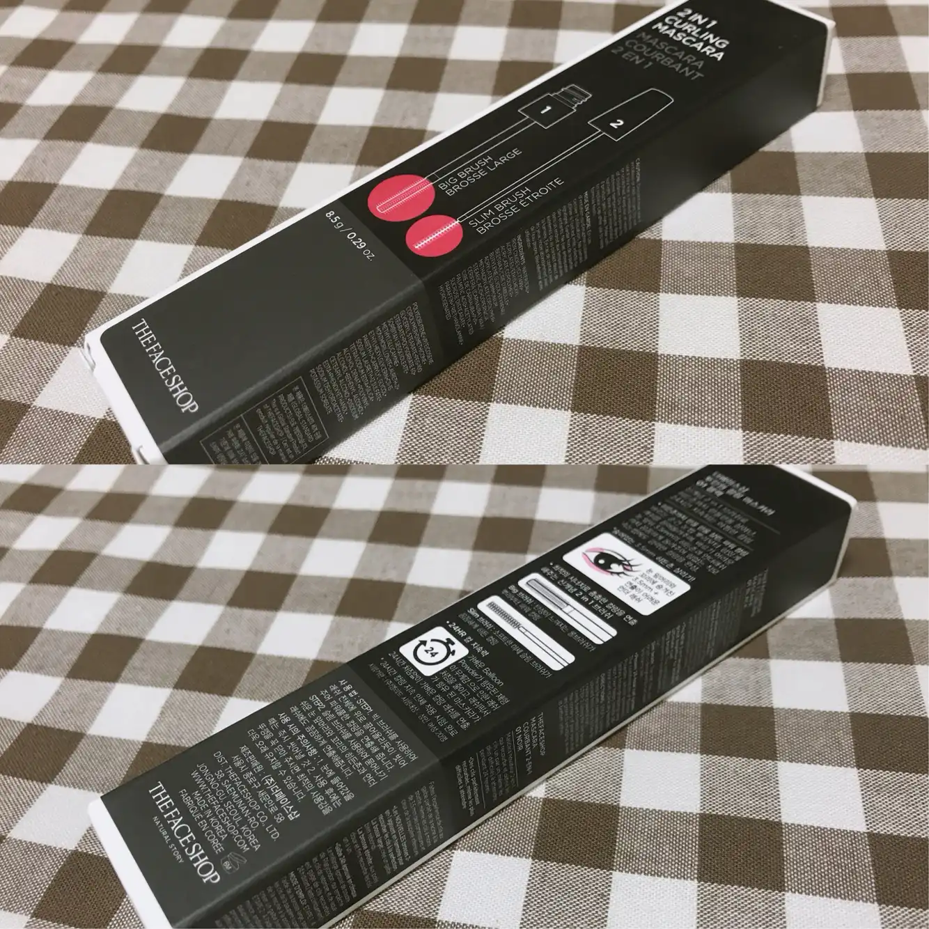 언니의파우치 리뷰 이미지 2 - [2 in 1 컬링 마스카라 [01호 블랙]]