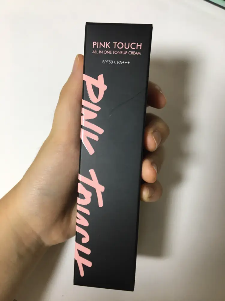 선택된 언니의파우치 리뷰 이미지 - [핑크터치 올인원 톤업 크림]
