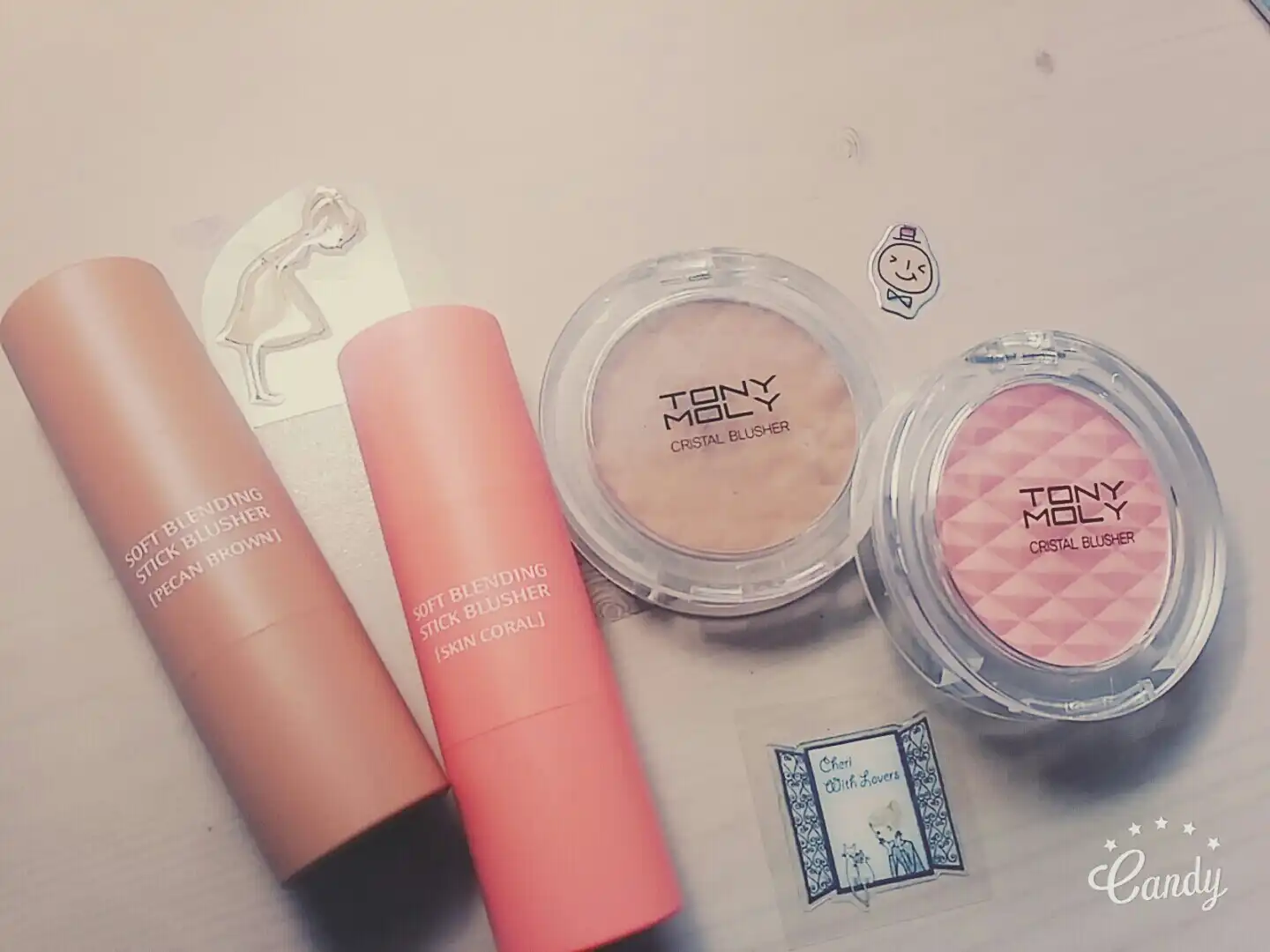 M 소프트 블랜딩 스틱 블러셔 [3호 스킨 코랄]