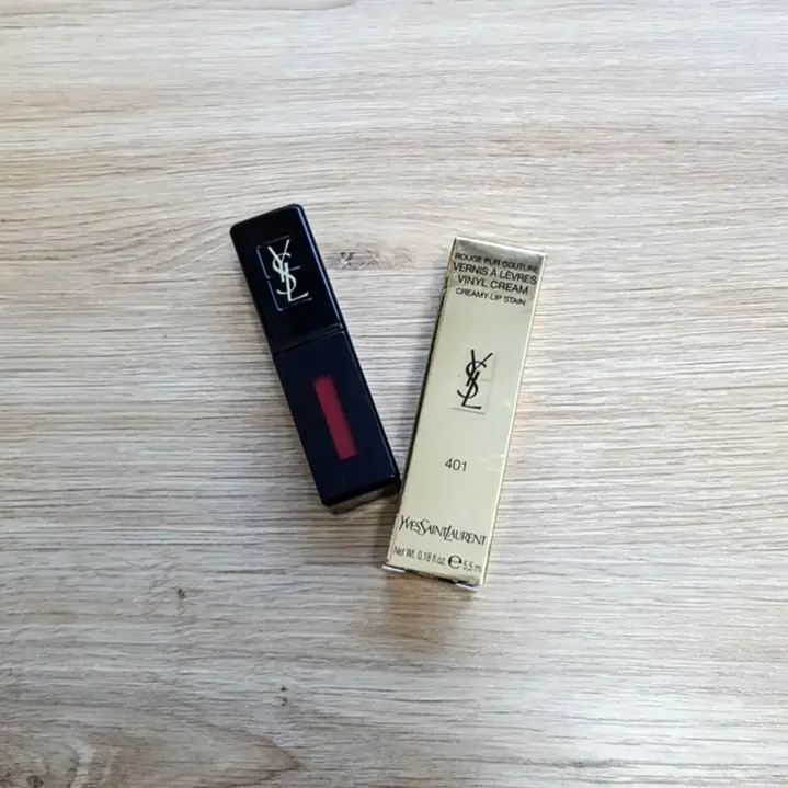 선택된 언니의파우치 리뷰 이미지 - [베르니 아 레브르 바이닐 크림 [401 루쥬바이닐]]