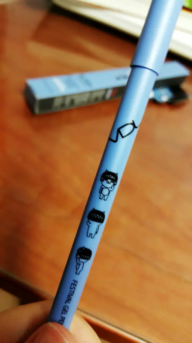 언니의파우치 리뷰 이미지 6 - [페스티벌 젤 펜슬 컨투어 카카오 프렌즈 [501 라즈베리 벨벳]]