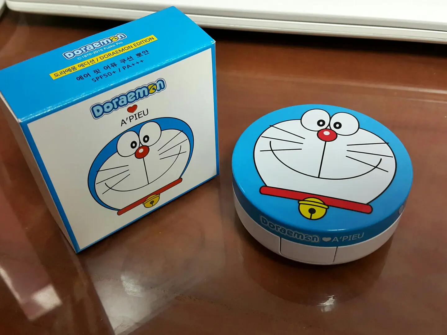 선택된 언니의파우치 리뷰 이미지 - [에어 핏  뽀얀 쿠션 (도라에몽 에디션)]
