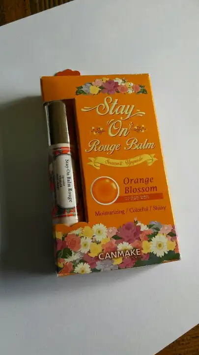 언니의파우치 리뷰 이미지 2 - [스테이온 루즈밤 [02 오렌지블라썸]]