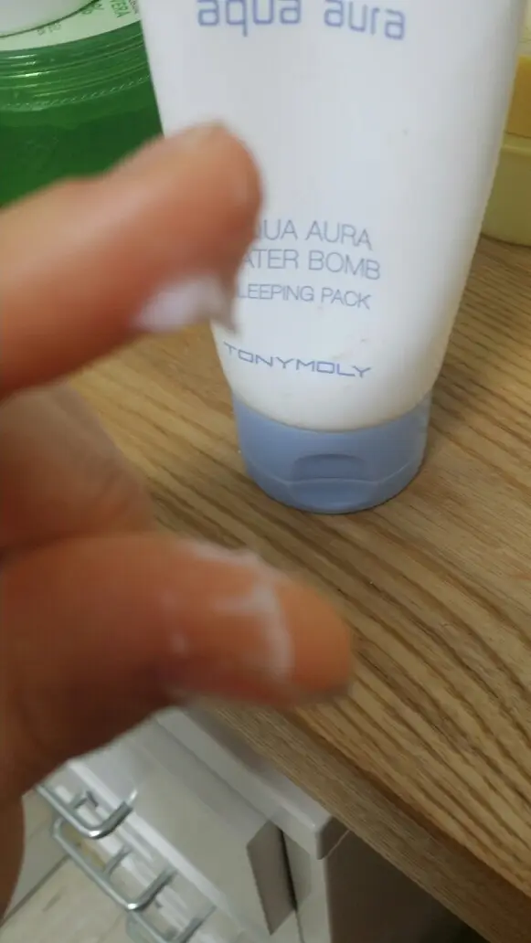 선택된 언니의파우치 리뷰 이미지 - [아쿠아포린 수분 폭탄 수면팩]