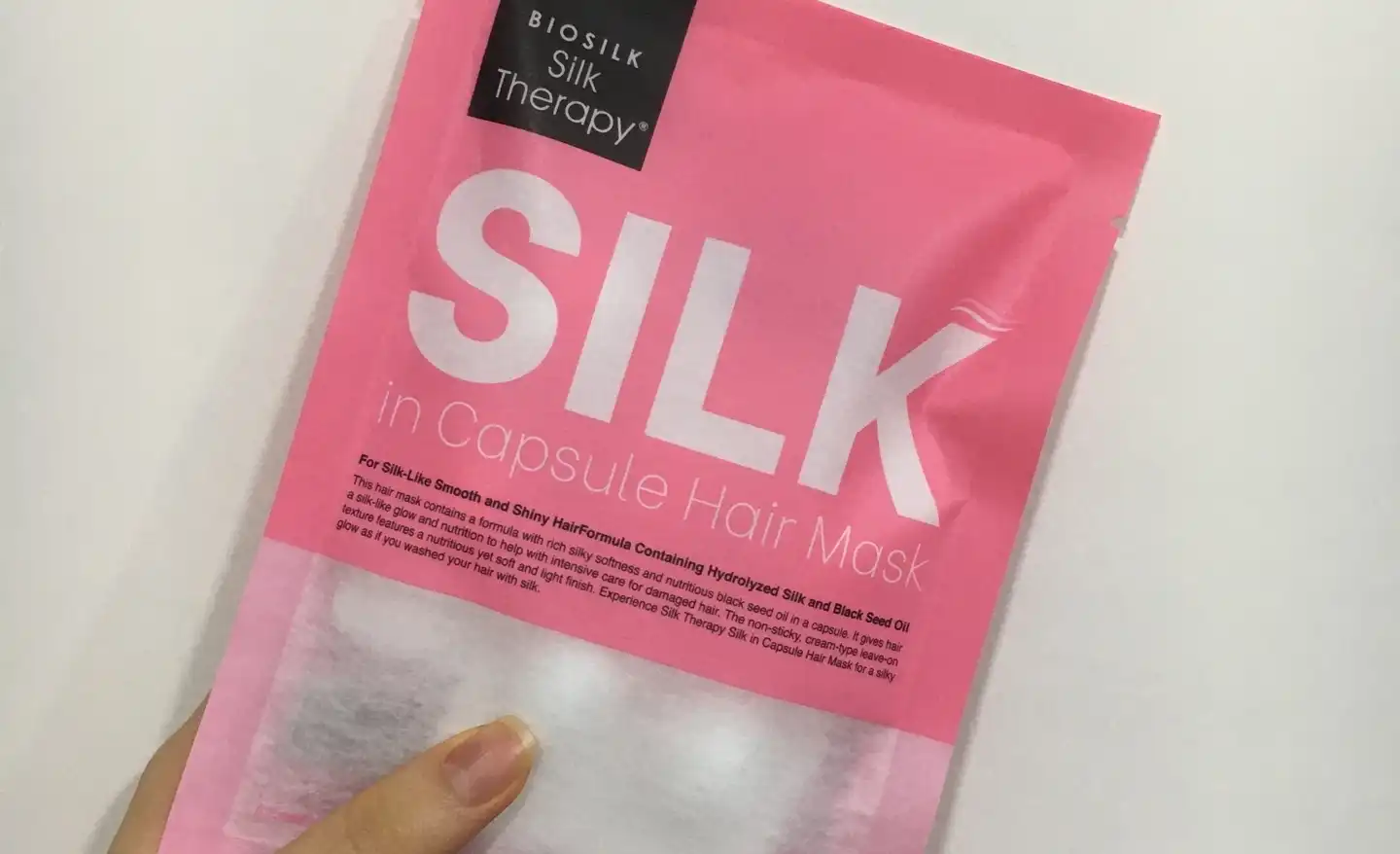 실크 인 캡슐 헤어 마스크