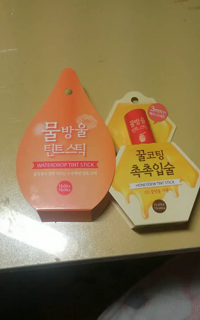 선택된 언니의파우치 리뷰 이미지 - [물방울 틴트 스틱 02 물방울 석류]