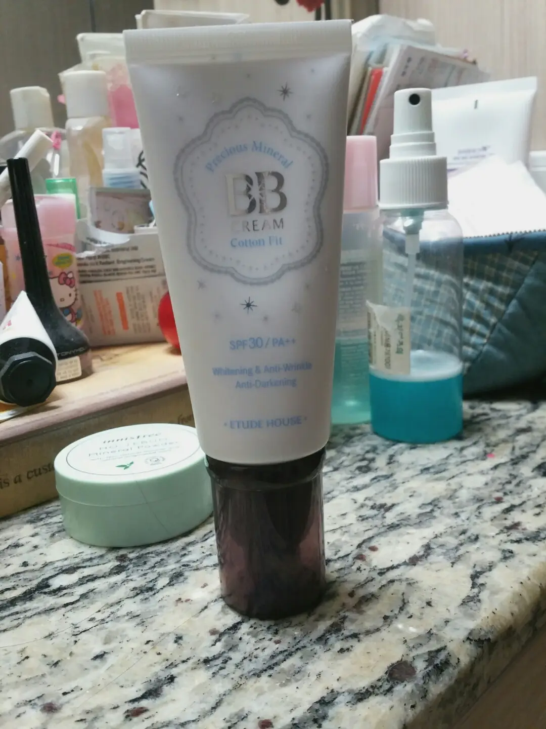 선택된 언니의파우치 리뷰 이미지 - [진주알 맑은 BB크림 코튼핏 SPF30/PA++ (N02 라이트 베이지)]
