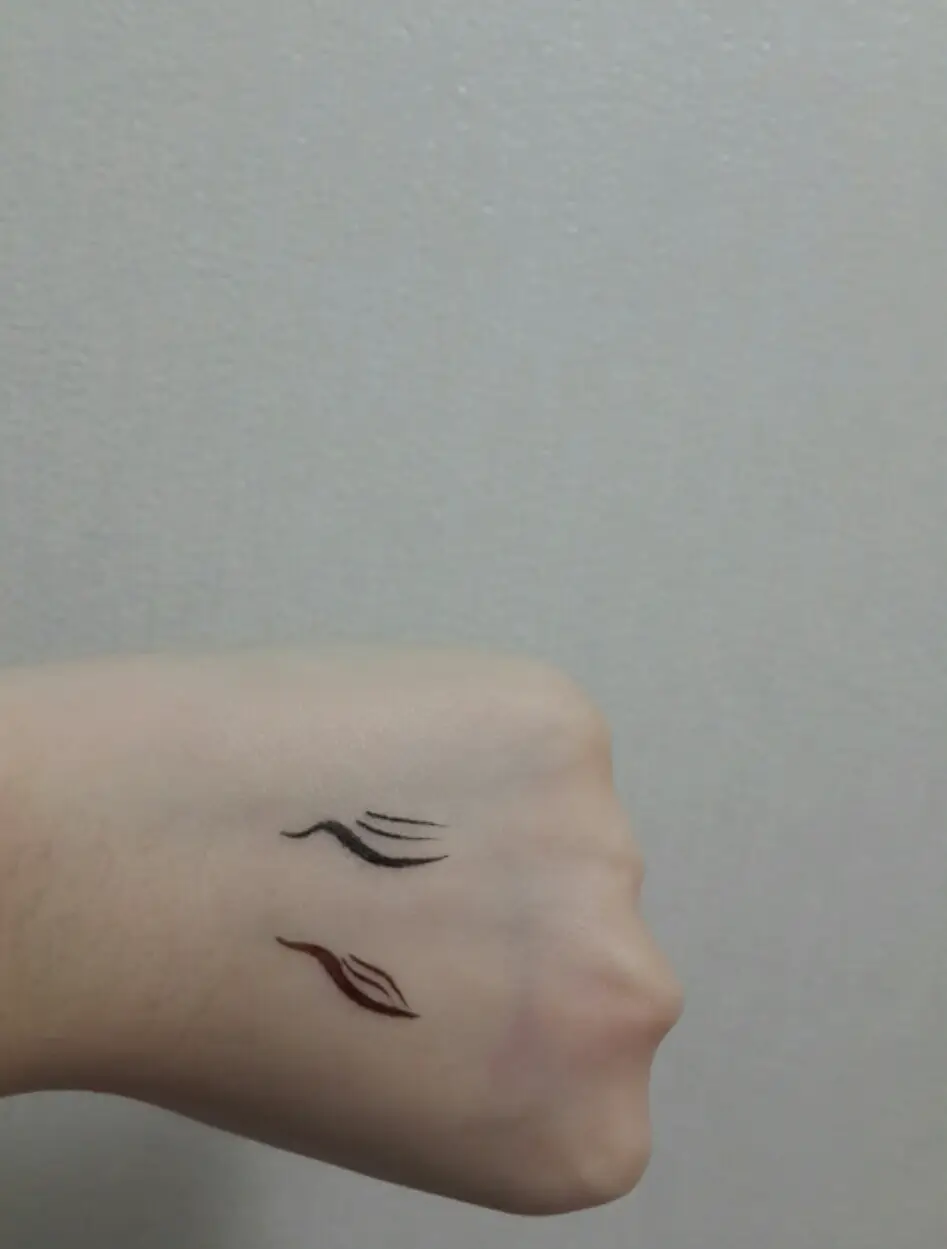 선택된 언니의파우치 리뷰 이미지 - [잉크그라피 브러쉬펜 라이너 [02브라운]]
