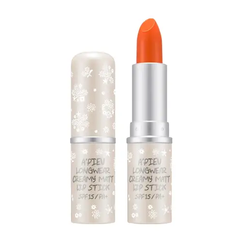 롱웨어 크리미 매트 립스틱 SPF15/PA+ [OR02]