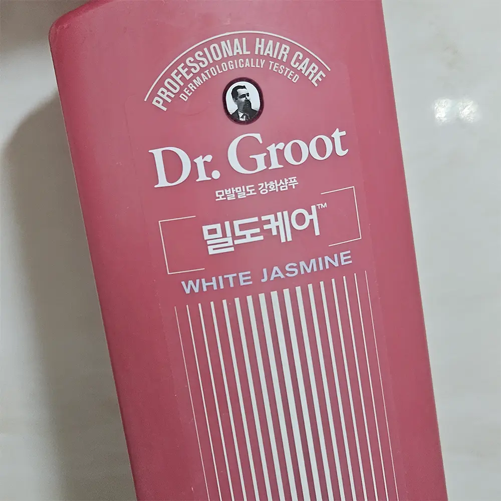 선택된 언니의파우치 리뷰 이미지 - [밀도케어 모발밀도 강화샴푸 [화이트 자스민]]