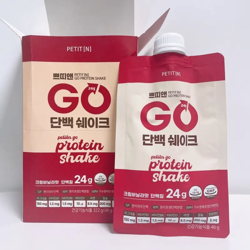 선택된 언니의파우치 리뷰 이미지 - [GO단백쉐이크 크림바닐라맛]