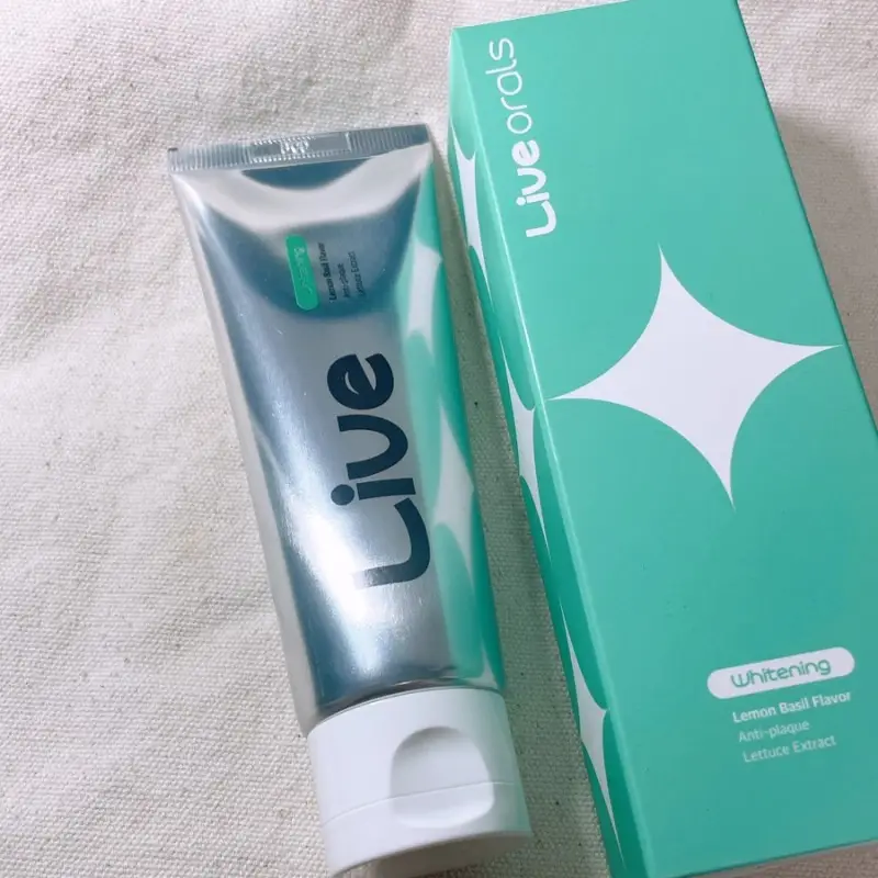 선택된 언니의파우치 리뷰 이미지 - [라이브 퓨어다이아 화이트닝 치약]