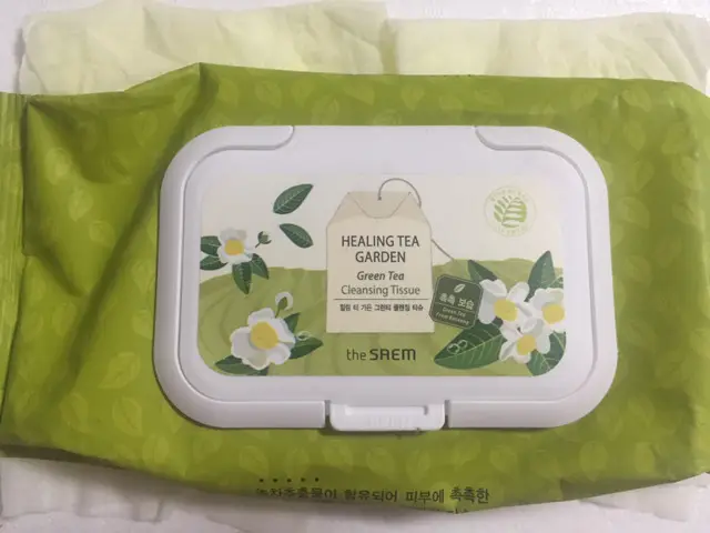 선택된 언니의파우치 리뷰 이미지 - [힐링 티 가든 그린티 클렌징 티슈]