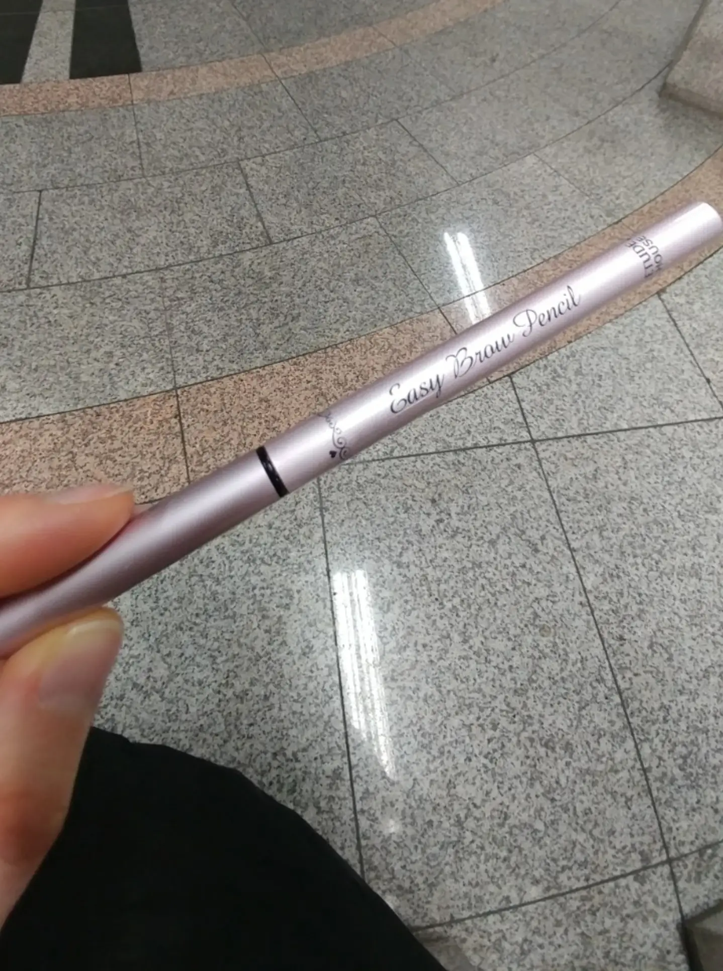 선택된 언니의파우치 리뷰 이미지 - [이지 브라우 펜슬 [1호 흑갈색]]