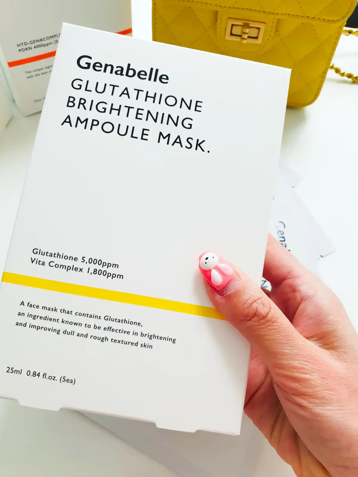 글루타티온 브라이트닝 앰플 마스크