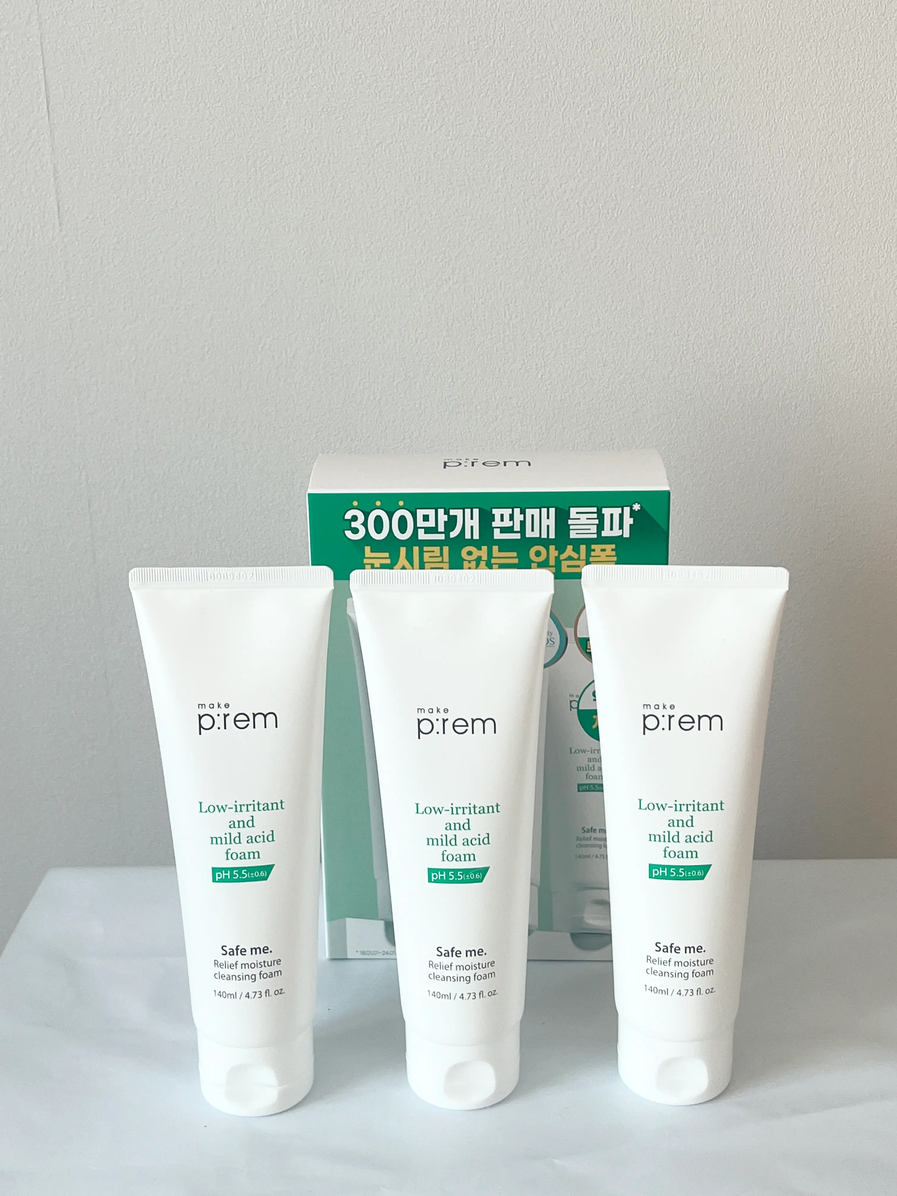 선택된 언니의파우치 리뷰 이미지 - [세이프 미 릴리프 모이스처 클렌징 폼]