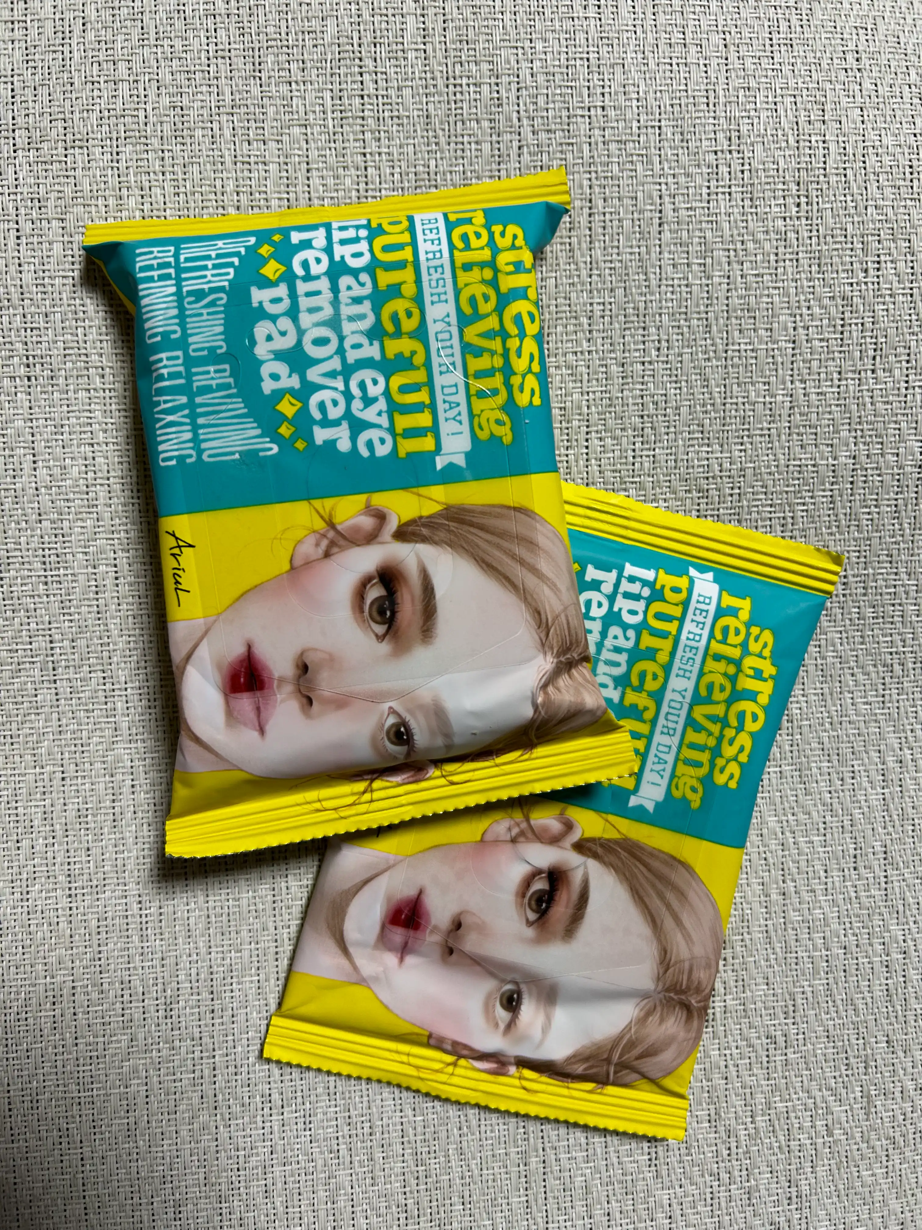 스트레스 릴리빙 퓨어풀 립앤아이 리무버 패드