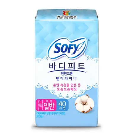 바디피트 천연코튼 팬티라이너 무향 일반