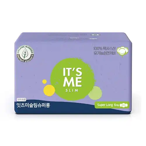 슬림 유기농 생리대 슈퍼롱