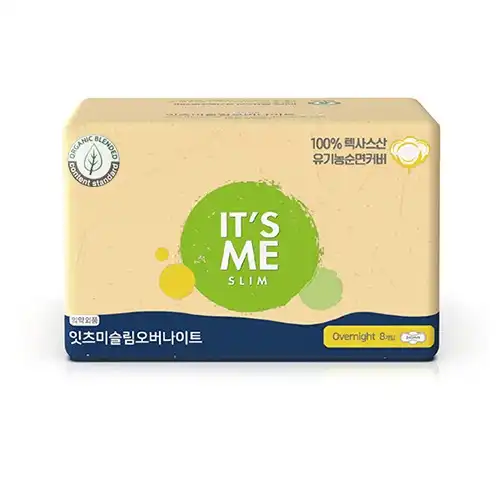 슬림 유기농 생리대 오버나이트