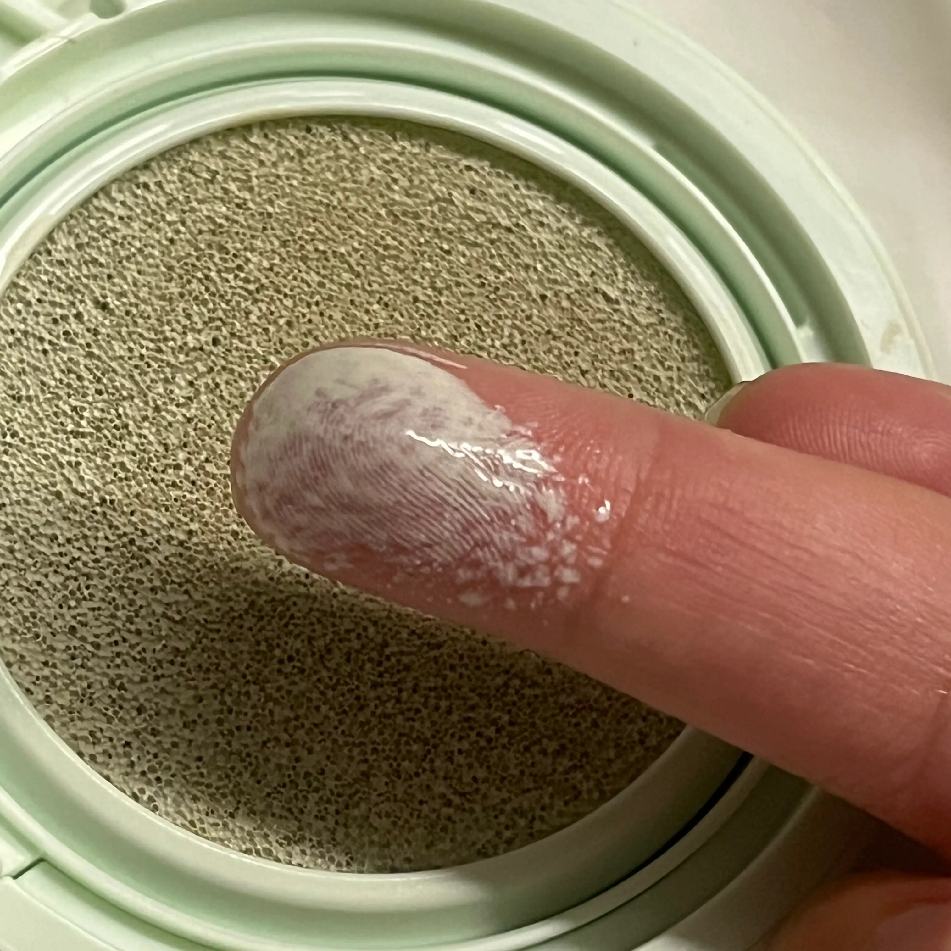 선택된 언니의파우치 리뷰 이미지 - [컴플리먼트 시리즈 쿠션 차록]