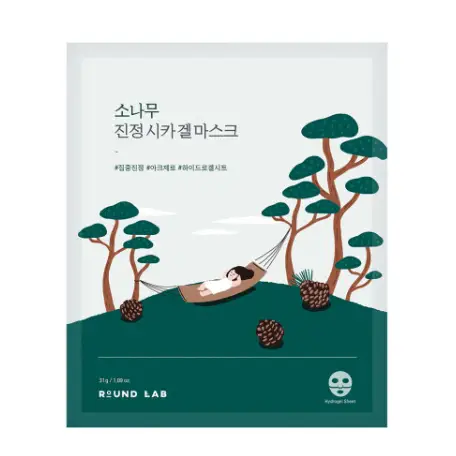소나무 진정 시카 겔 마스크