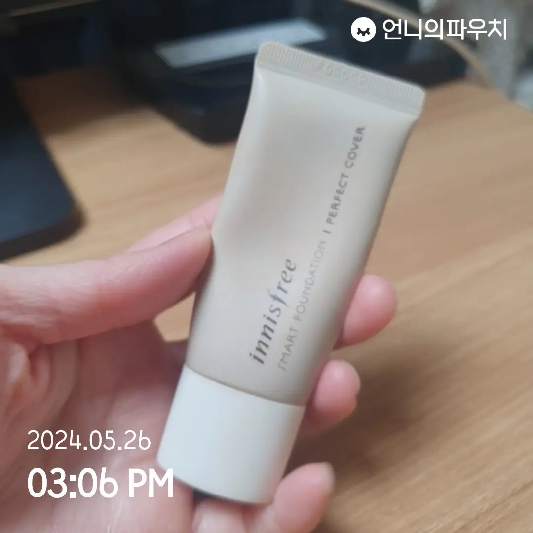 선택된 언니의파우치 리뷰 이미지 - [스마트 파운데이션 퍼펙트 커버 [21호 내츄럴베이지]]