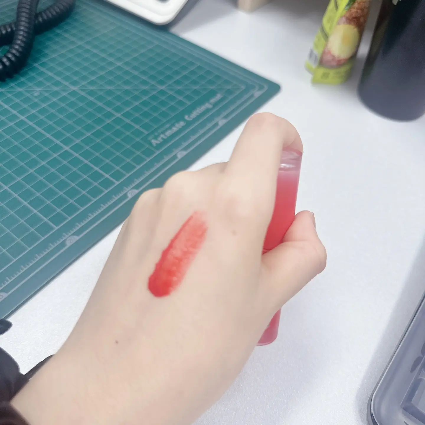 선택된 언니의파우치 리뷰 이미지 - [잉크 무드 드롭 틴트 [003 맑음지수]]