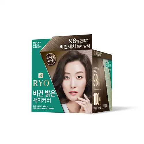 비건 밝은 새치커버