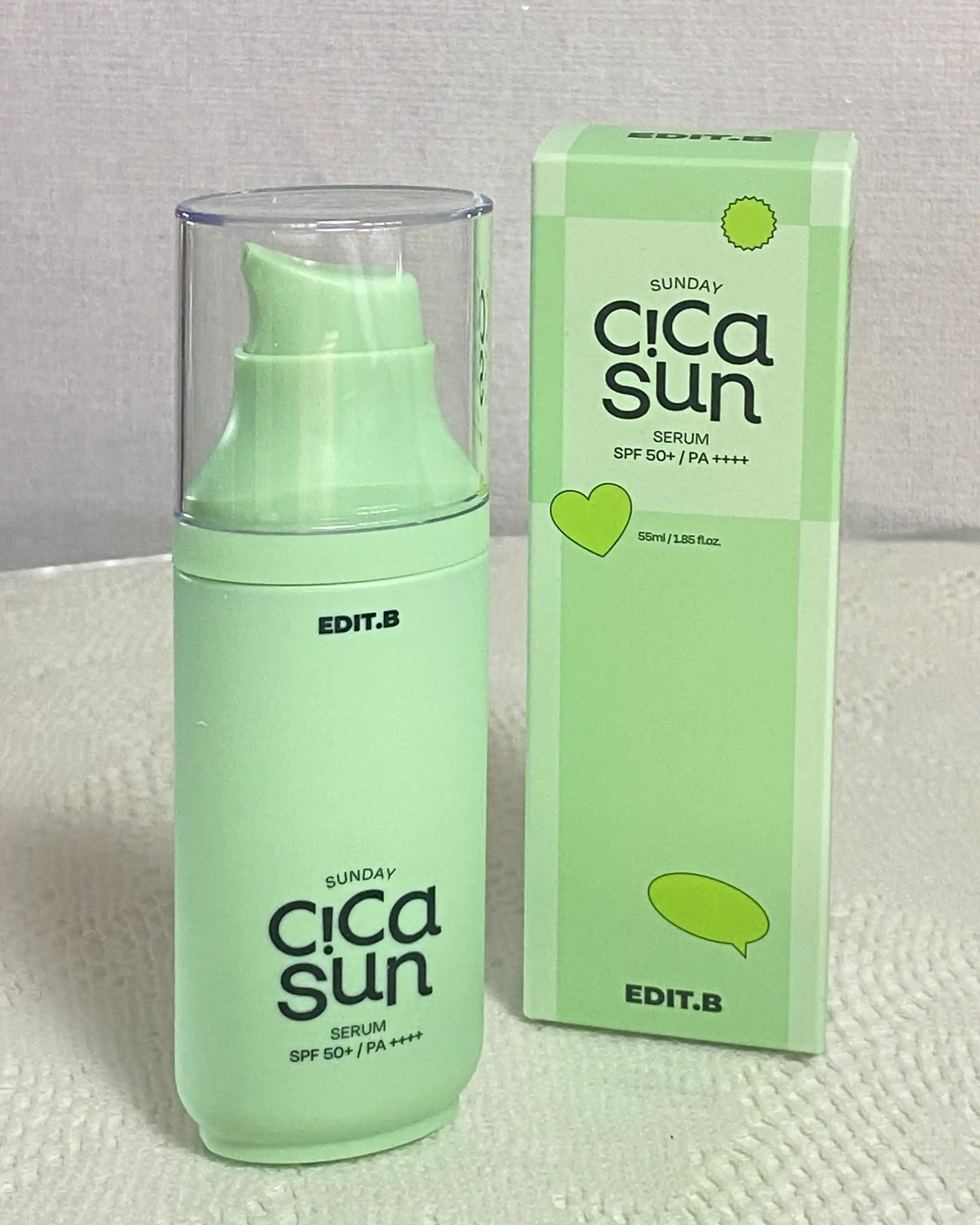 에딧비 선데이 시카 선세럼 55ml SPF50+ PA++++