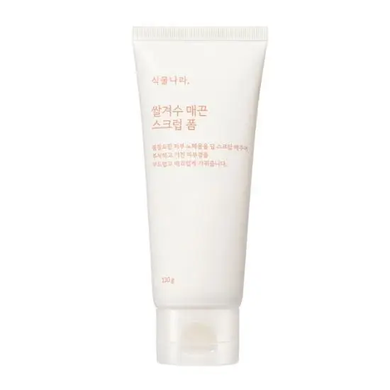 쌀겨수 매끈 스크럽 폼
