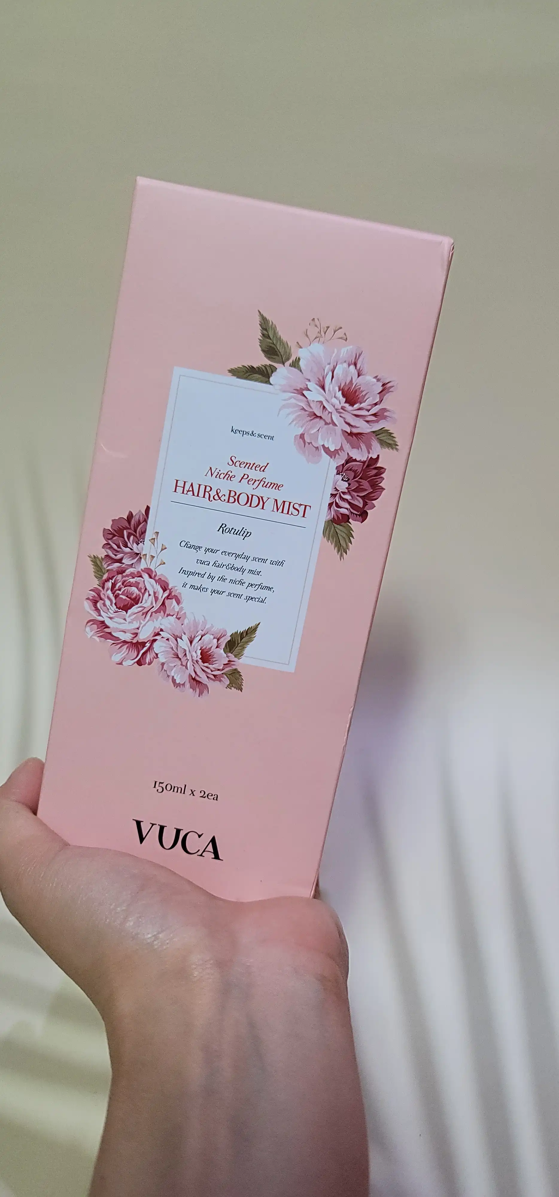 뷰카 센티드 니치 퍼퓸 헤어 앤 바디미스트 로튤립