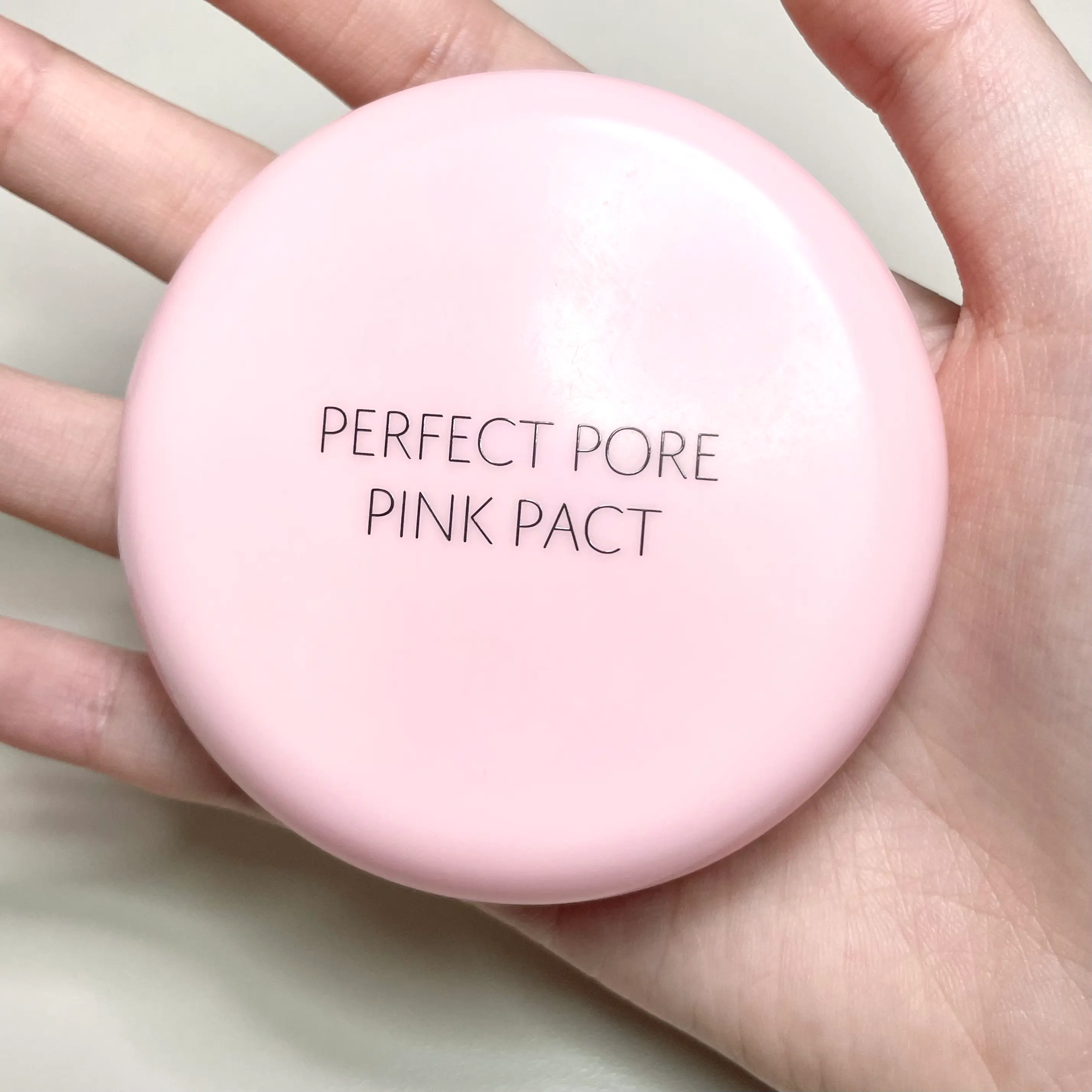 선택된 언니의파우치 리뷰 이미지 - [샘물 퍼펙트 포어 핑크 팩트]