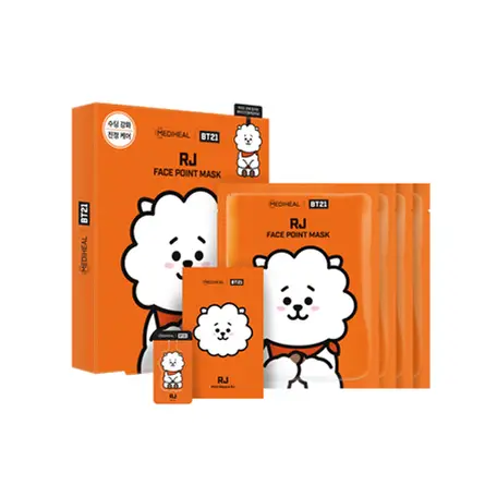 BT21 알제이 페이스 포인트 마스크
