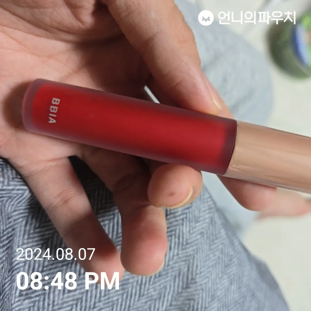 선택된 언니의파우치 리뷰 이미지 - [라스트 벨벳 립 틴트1 [2호 생기갑]]