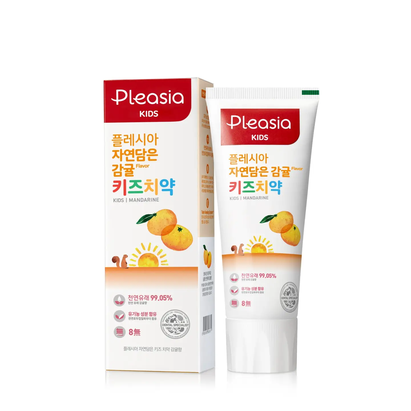 자연담은키즈 치약 감귤향