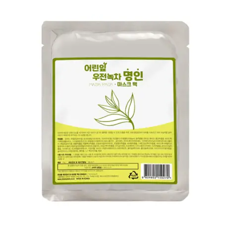 어린잎 우전녹차 명인 마스크팩