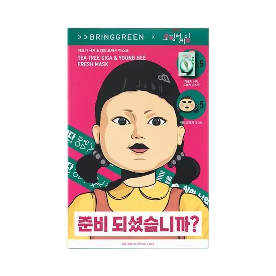 (브링그린X오징어게임) 영희 프레시 마스크
