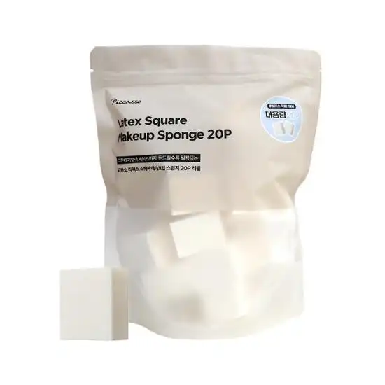 라텍스 스퀘어 메이크업 스펀지