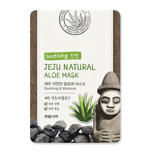 제주 자연의 알로에 마스크