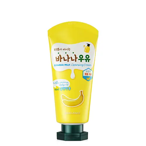 피부가 마시는 바나나 우유 클렌징 폼