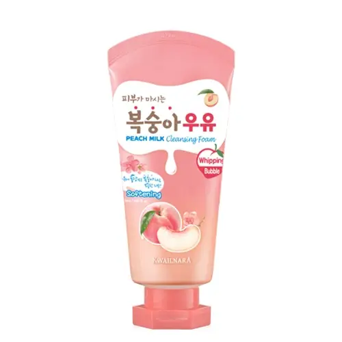 피부가 마시는 복숭아 우유 클렌징폼