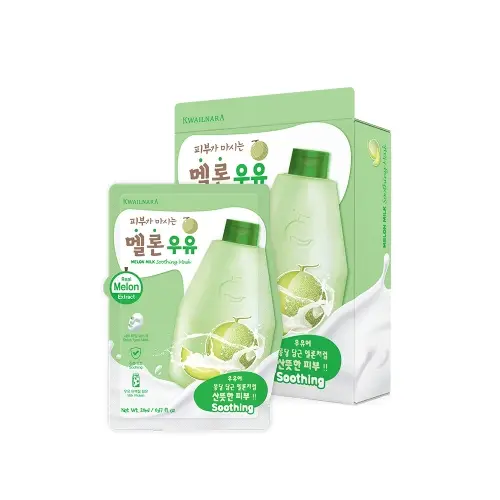 피부가 마시는 멜론 우유 마스크팩